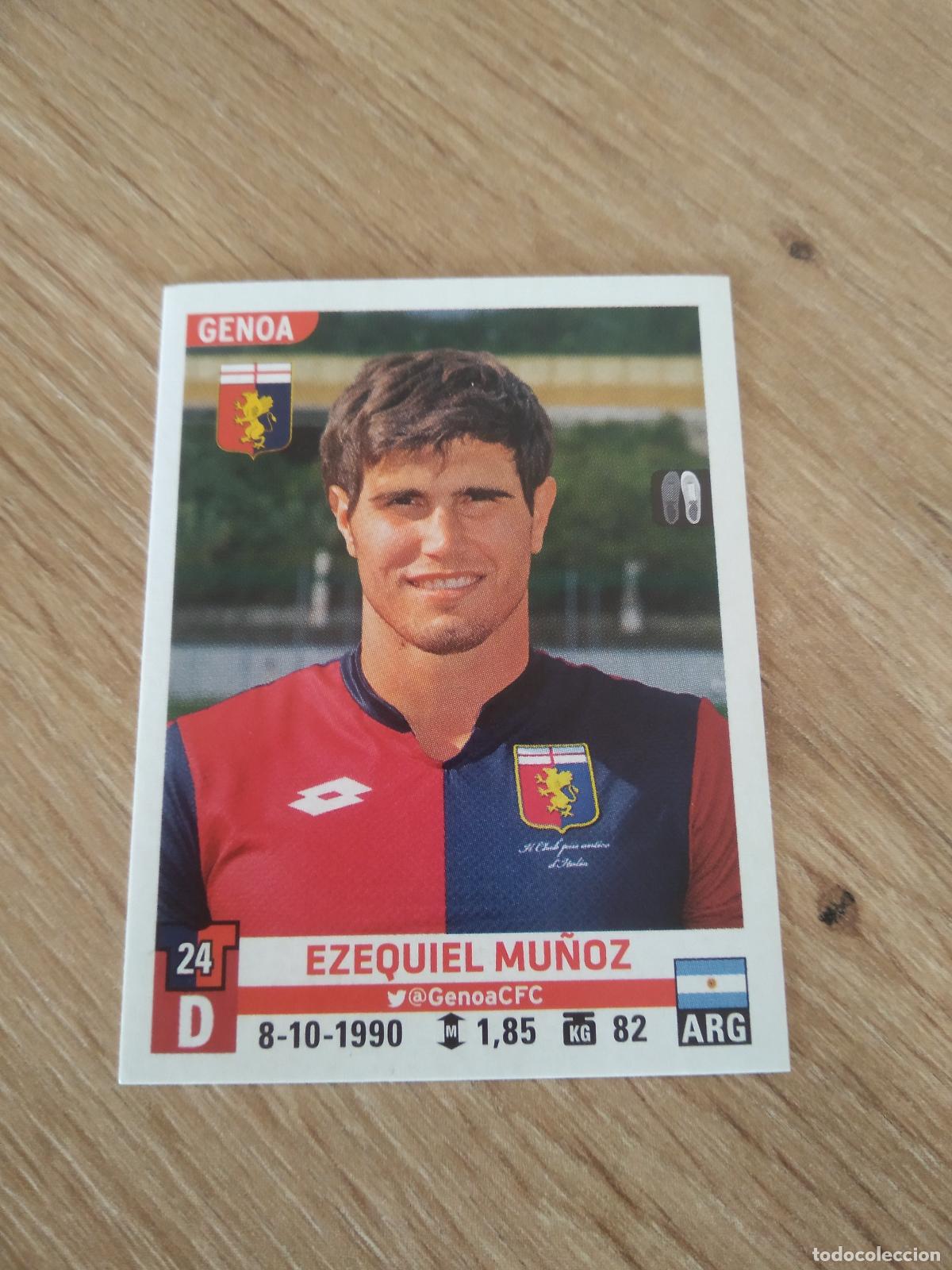 Cromos de Futebol: 218 EZEQUIEL MU&Ntilde;OZ GENOA CROMO FUTBOL PANINI LIGA ITALIA 15-16 CALCIATORI 2015-2016 SERIE A