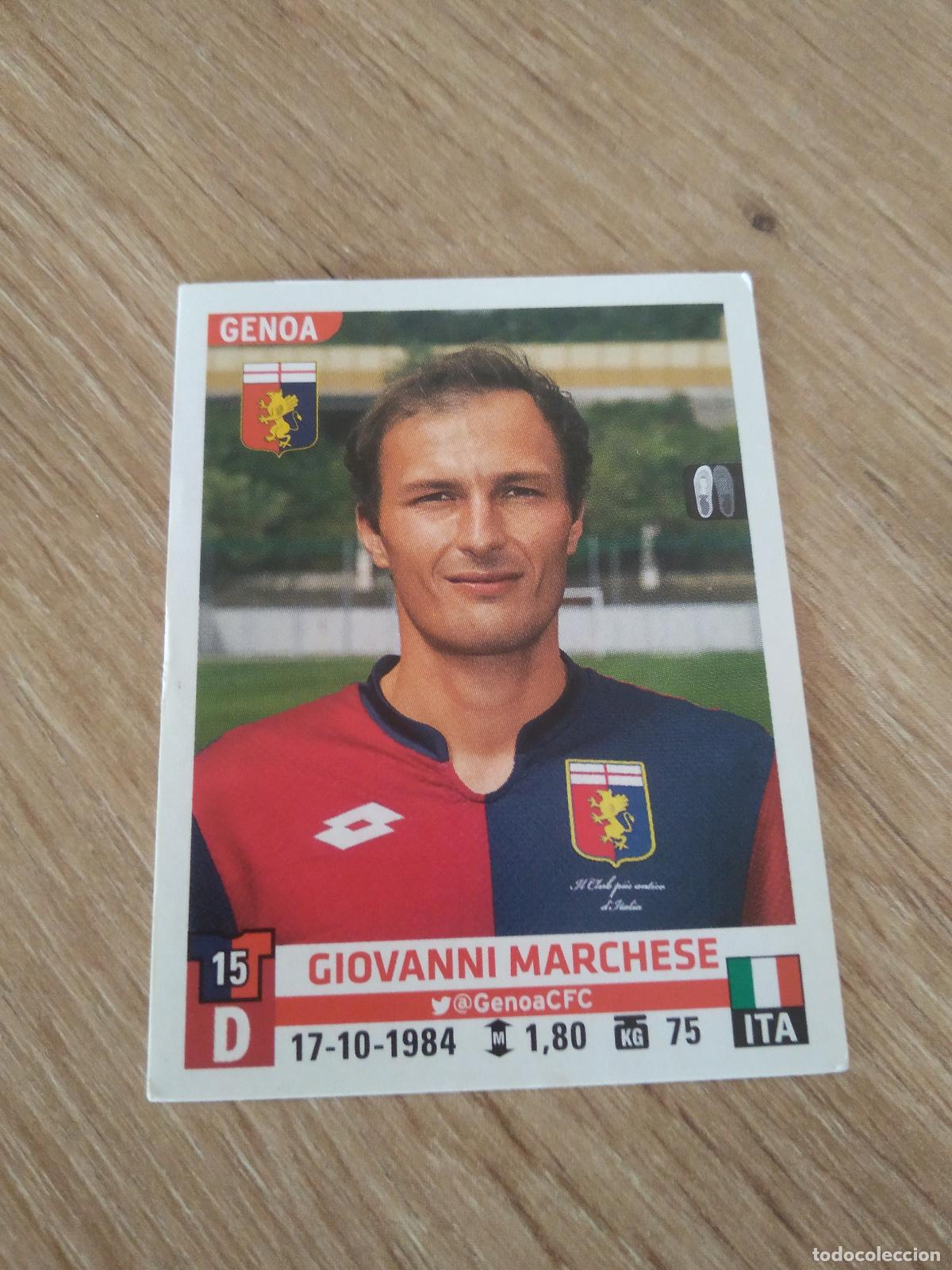 Cromos de Futebol: 219 GIOVANNI MARCHESE GENOA CROMO FUTBOL PANINI LIGA ITALIA 15-16 CALCIATORI 2015-2016 SERIE A