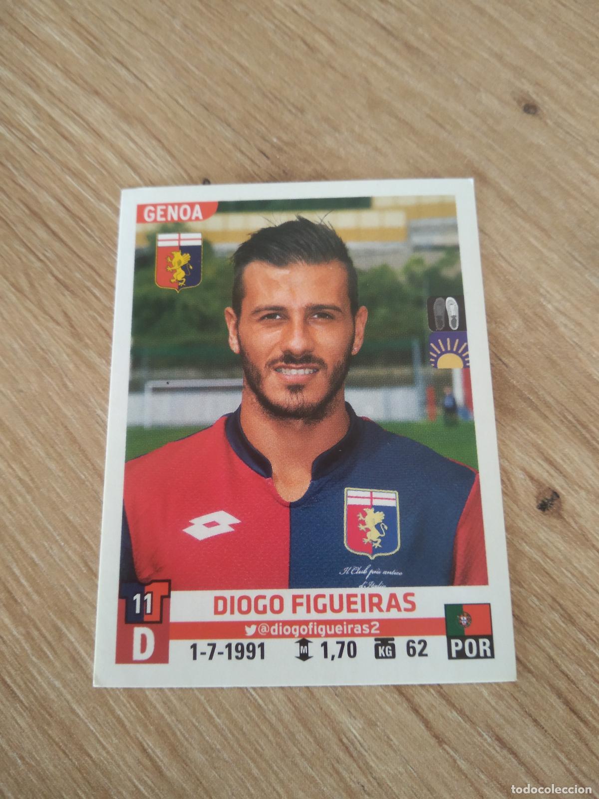 Cromos de F&uacute;tbol: 220 DIOGO FIGUEIRAS GENOA CROMO FUTBOL PANINI LIGA ITALIA 15-16 CALCIATORI 2015-2016 SERIE A