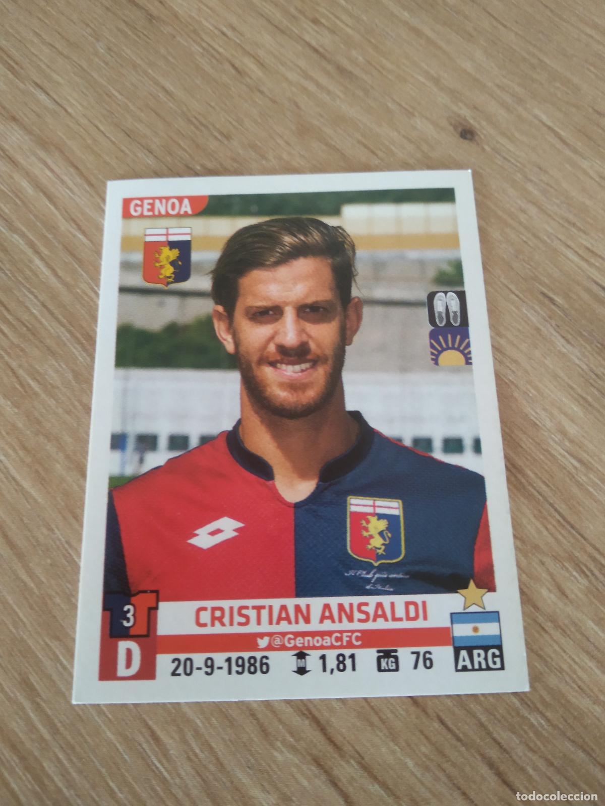 Cromos de F&uacute;tbol: 222 CRISTIAN ANSALDI GENOA CROMO FUTBOL PANINI LIGA ITALIA 15-16 CALCIATORI 2015-2016 SERIE A