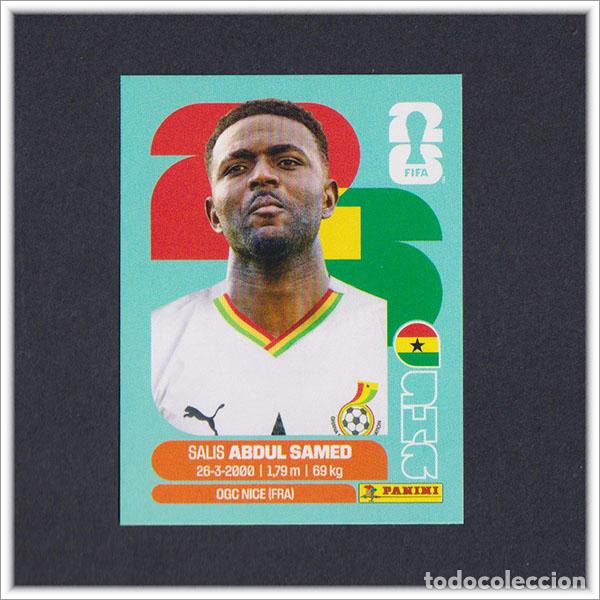 Cromos de Futebol: FIFA WORLD CUP 2026 26 MUNDIAL PANINI ABDUL SAMED GHA 11 GHANA COLECCI&Oacute;N LIGA ALBUM STICKER