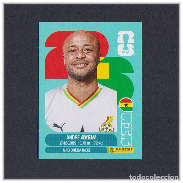 Cromos de F&uacute;tbol: FIFA WORLD CUP 2026 26 MUNDIAL PANINI ANDRE AYEW GHA 17 GHANA COLECCI&Oacute;N LIGA ALBUM STICKER