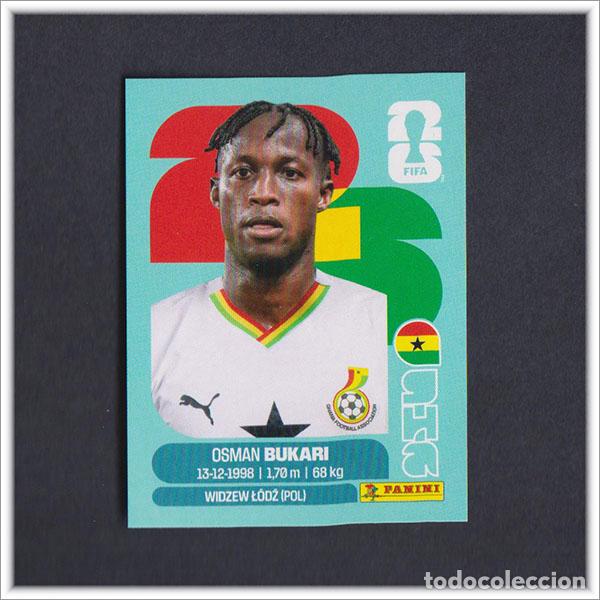 Cromos de F&uacute;tbol: FIFA WORLD CUP 2026 26 MUNDIAL PANINI BUKARI GHA 19 GHANA COLECCI&Oacute;N LIGA ALBUM STICKER