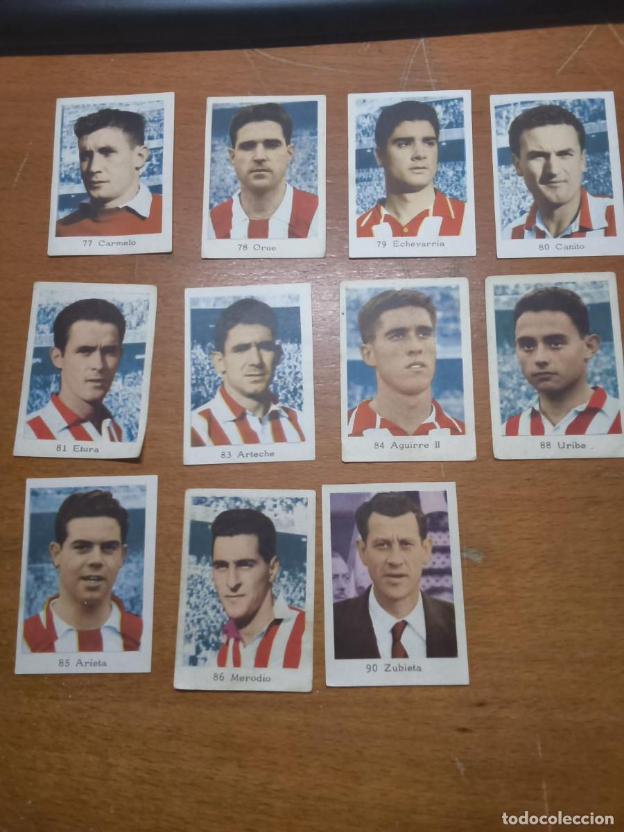 Cromos de F&uacute;tbol: LOTE 11 CROMOS RUIZ ROMERO 1964 ATHLETIC
