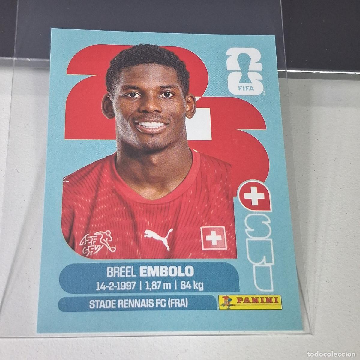 Cromos de F&uacute;tbol: B20 SUI17 BREEL EMBOLO 17 SUIZA SUI SWITZERLAND MUNDIAL FIFA WORLD CUP 2026 STICKER PANINI
