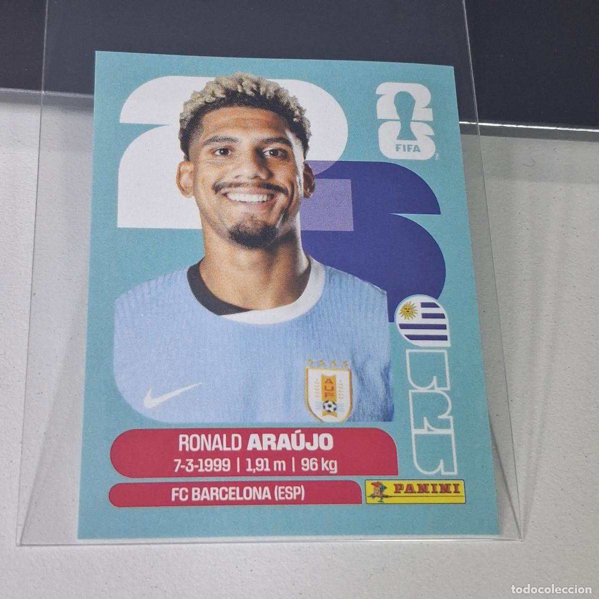 Cromos de F&uacute;tbol: B20 URU 4 URU4 RONALD ARAUJO URUGUAY URU MUNDIAL FIFA WORLD CUP 2026 STICKER PANINI