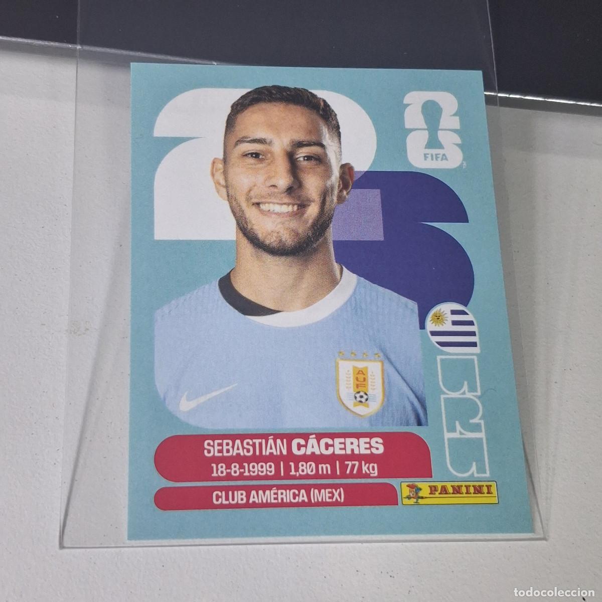 Cromos de F&uacute;tbol: B20 URU6 SEBASTI&Aacute;N C&Aacute;CERES 6 URUGUAY URU MUNDIAL FIFA WORLD CUP 2026 STICKER PANINI