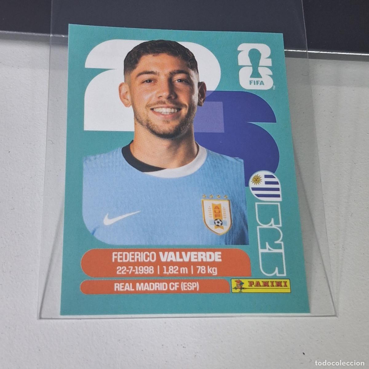 Cromos de F&uacute;tbol: B20 URU 10 URU10 FEDE FEDERICO VALVERDE URUGUAY URU MUNDIAL FIFA WORLD CUP 2026 STICKER PANINI