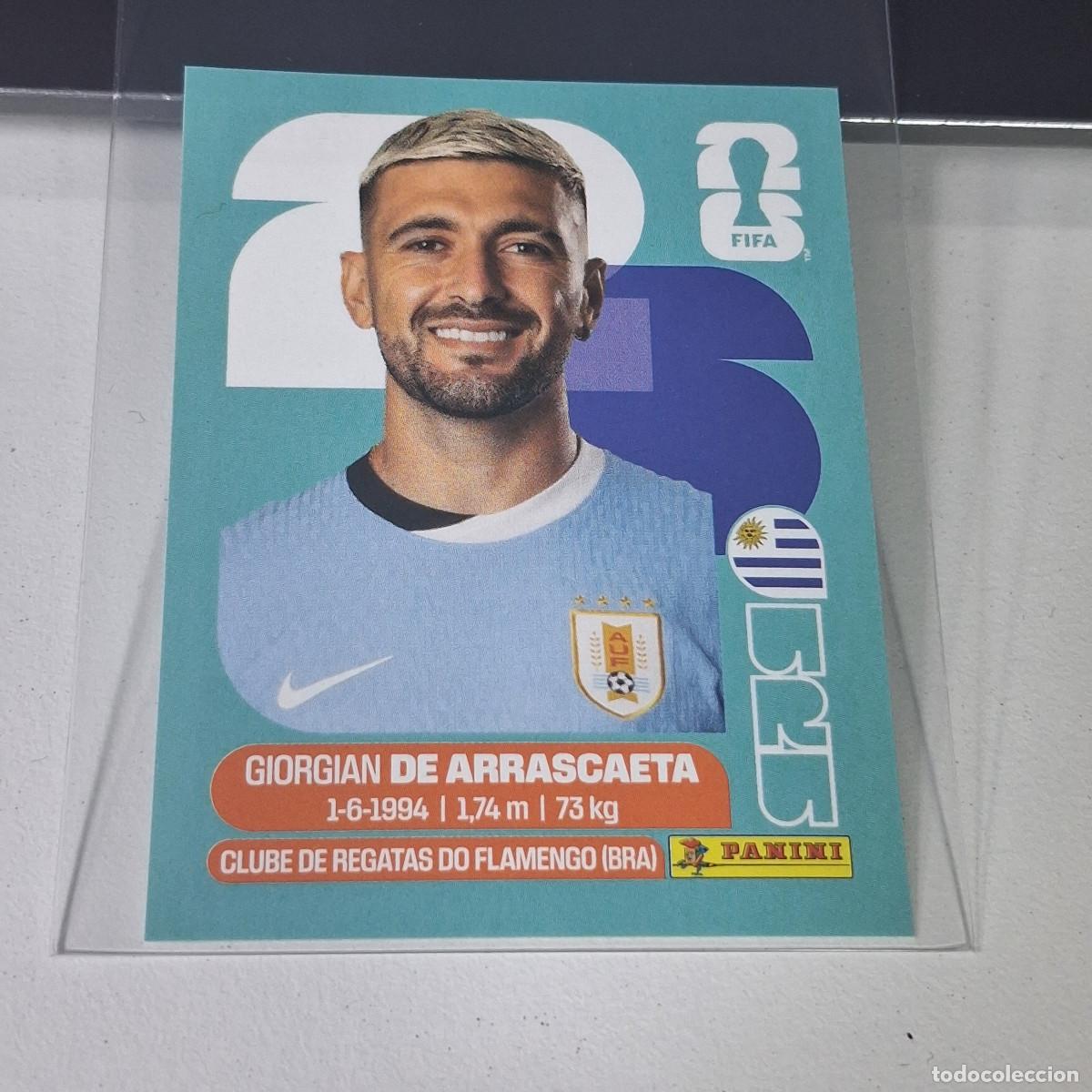 Cromos de F&uacute;tbol: B20 URU 11 URU11 GIORGIAN ARRASCAETA URUGUAY MUNDIAL FIFA WORLD CUP 2026 STICKER PANINI