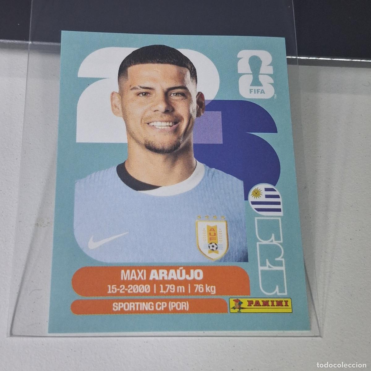 Cromos de F&uacute;tbol: B20 URU16 MAXI ARA&Uacute;JO 16 URUGUAY URU MUNDIAL FIFA WORLD CUP 2026 STICKER PANINI
