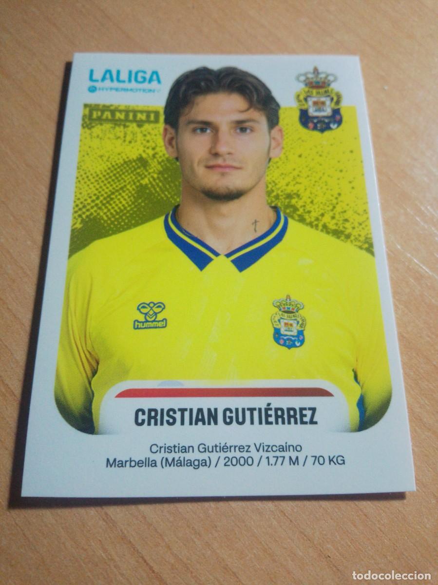 Football Stickers: 257 B CHRISTIAN GUTIERREZ DE LAS PALMAS 2&ordf; DIVISION HYPERMOTION 25 26 PANINI 2025 2026 NUEVO