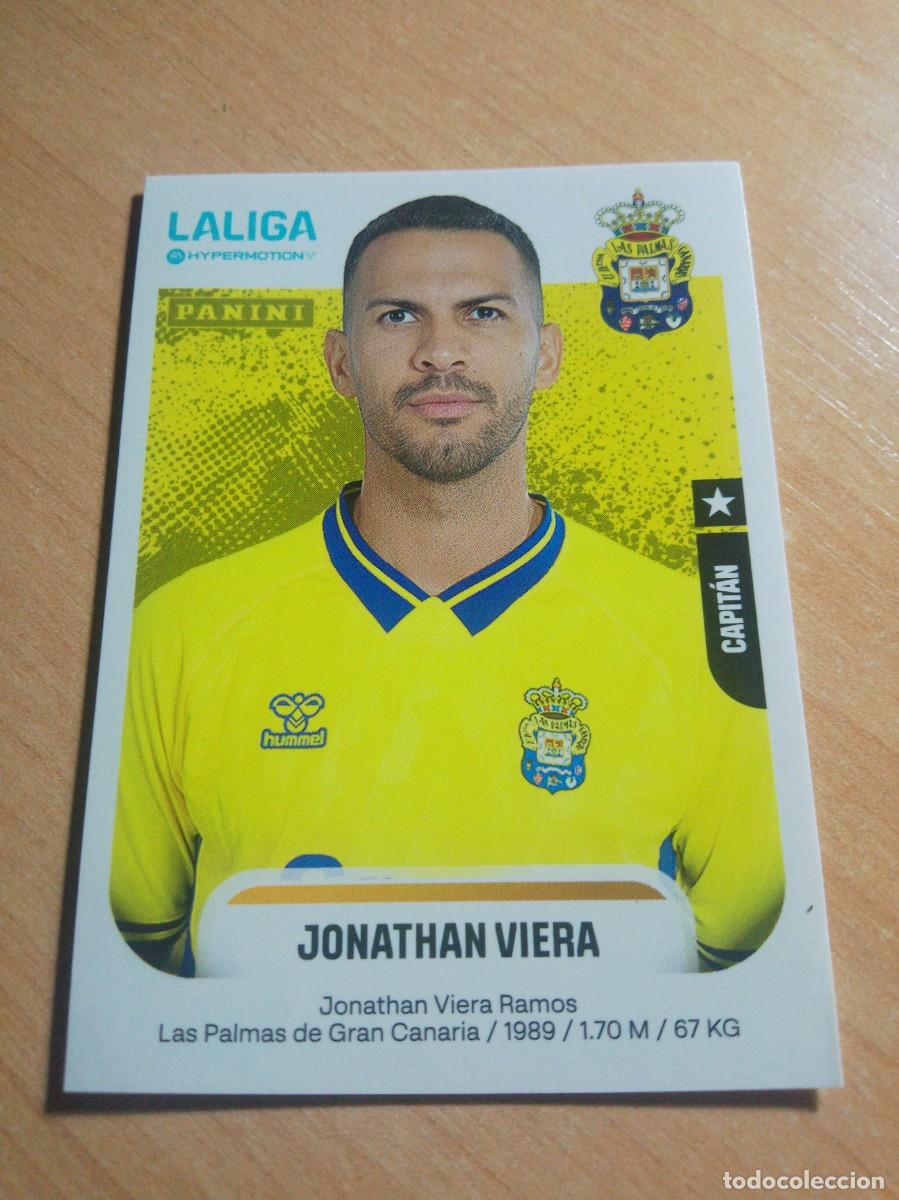 Football Stickers: 261 JONATHAN VIERA DE LAS PALMAS 2&ordf; DIVISION HYPERMOTION 25 26 PANINI 2025 2026 NUEVO