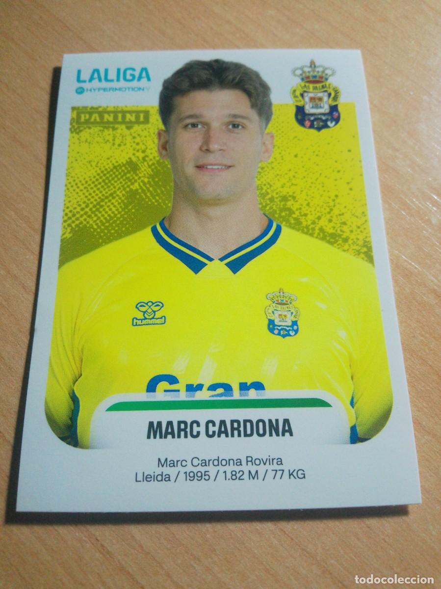 Football Stickers: 264 B MARCO CARDONA DE LAS PALMAS 2&ordf; DIVISION HYPERMOTION 25 26 PANINI 2025 2026 NUEVO