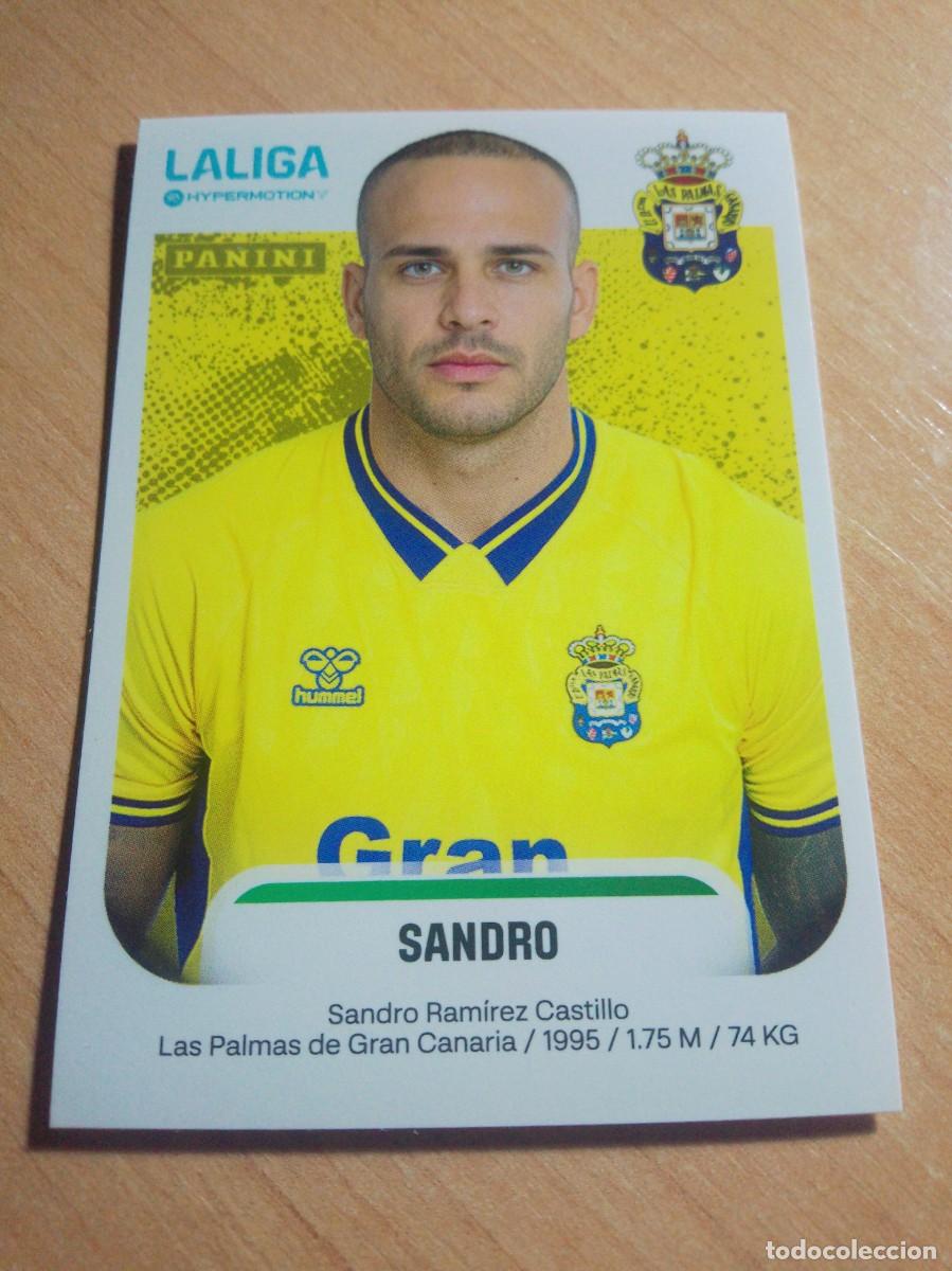 Football Stickers: 265 SANDRO DE LAS PALMAS 2&ordf; DIVISION HYPERMOTION 25 26 PANINI 2025 2026 NUEVO