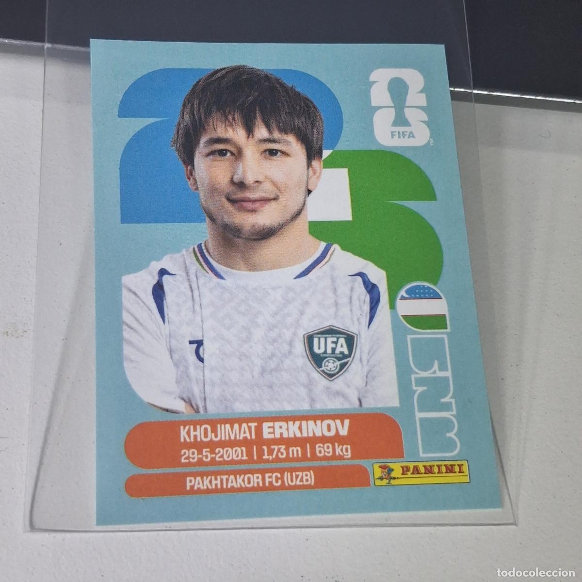 Cromos de F&uacute;tbol: B20 UZB 15 UZB15 KHOJIMAT ERKINOV UZBEKISTAN MUNDIAL FIFA WORLD CUP 2026 STICKER PANINI