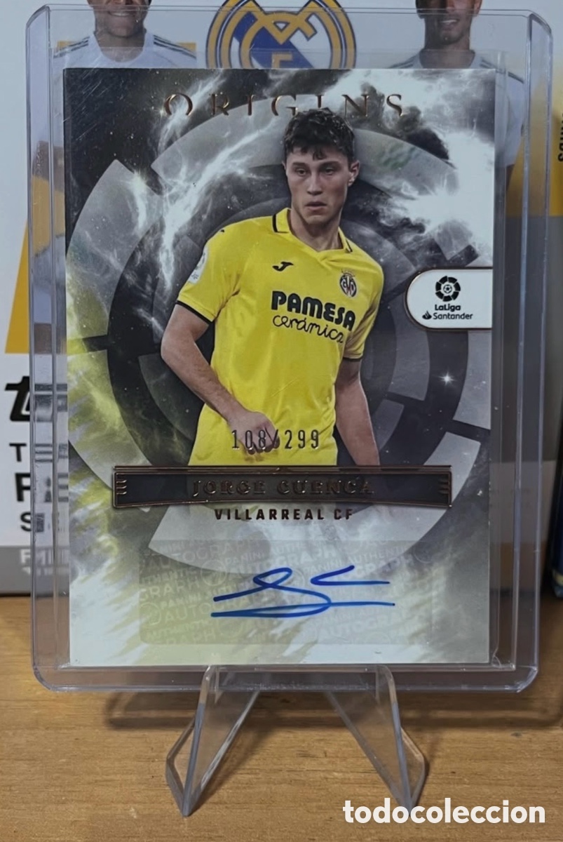 Cromos de F&uacute;tbol: Cromo Jorge Cuenca Auto /299