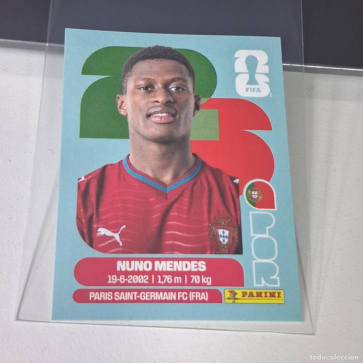 Cromos de F&uacute;tbol: B20 POR7 NUNO MENDES 7 PORTUGAL POR MUNDIAL FIFA WORLD CUP 2026 STICKER PANINI