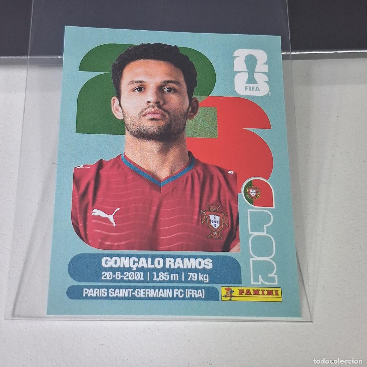 Cromos de F&uacute;tbol: B20 POR 18 POR18 GONCALO RAMOS ESPA&Ntilde;A SPAIN ESP MUNDIAL FIFA WORLD CUP 2026 STICKER PANINI