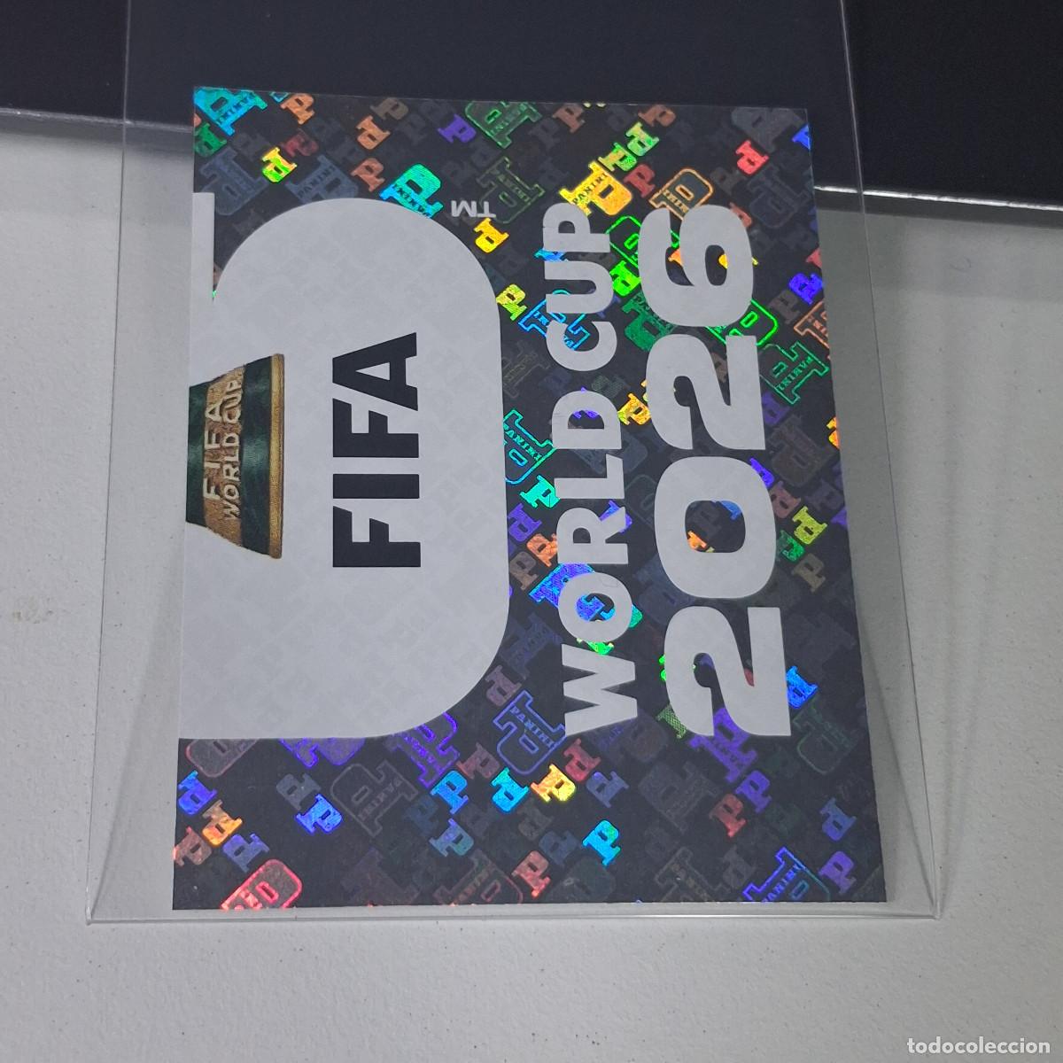 Cromos de F&uacute;tbol: B20 FWC2 FWC 2 OFFICIAL EMBLEM TROFEO MUNDIAL FIFA WORLD CUP 2026 STICKER PANINI