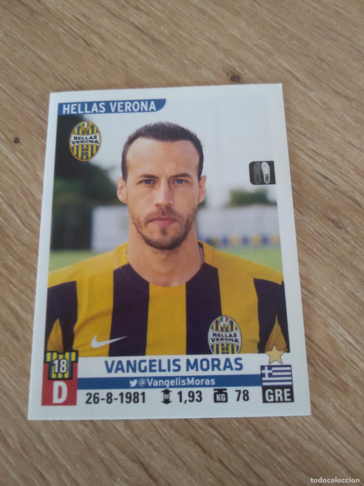Figurine di Calcio: 245 VANGELIS MORAS HELLAS VERONA CROMO FUTBOL PANINI LIGA ITALIA 15-16 CALCIATORI 2015-2016 SERIE A