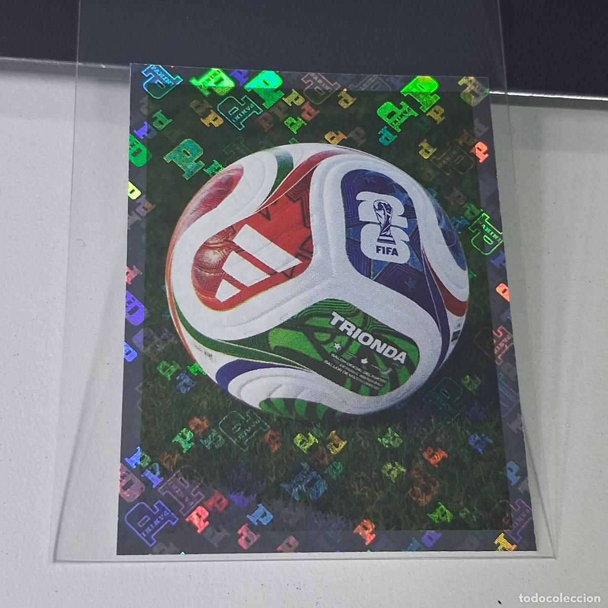 Figurine di Calcio: B20 FWC5 OFFICIAL BALL BAL&Oacute;N FWC 5 MUNDIAL FIFA WORLD CUP 2026 STICKER PANINI