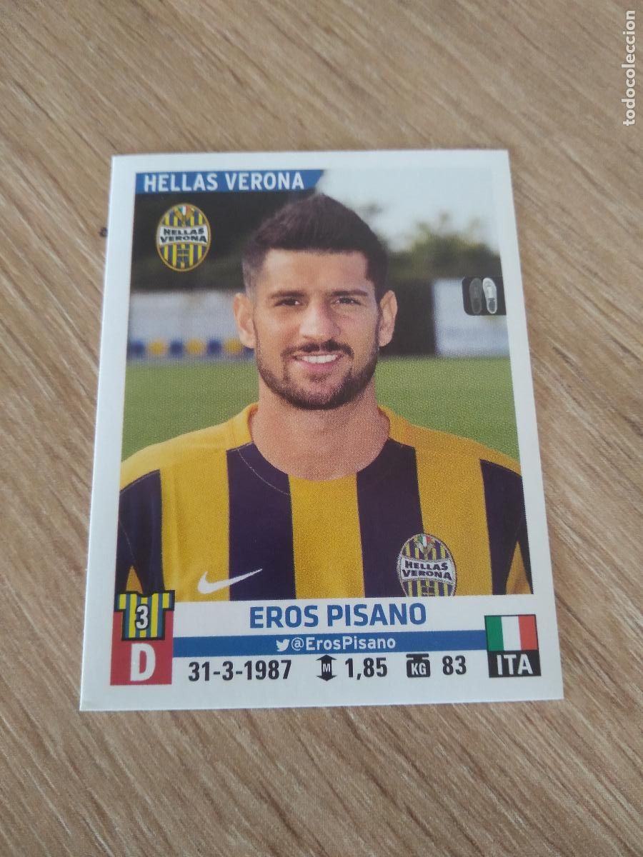 Figurine di Calcio: 247 EROS PISANO HELLAS VERONA CROMO FUTBOL PANINI LIGA ITALIA 15-16 CALCIATORI 2015-2016 SERIE A