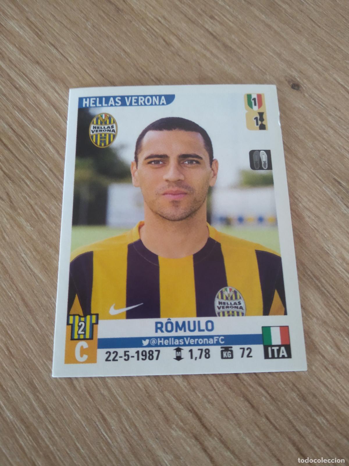Figurine di Calcio: 251 ROMULO HELLAS VERONA CROMO FUTBOL PANINI LIGA ITALIA 15-16 CALCIATORI 2015-2016 SERIE A