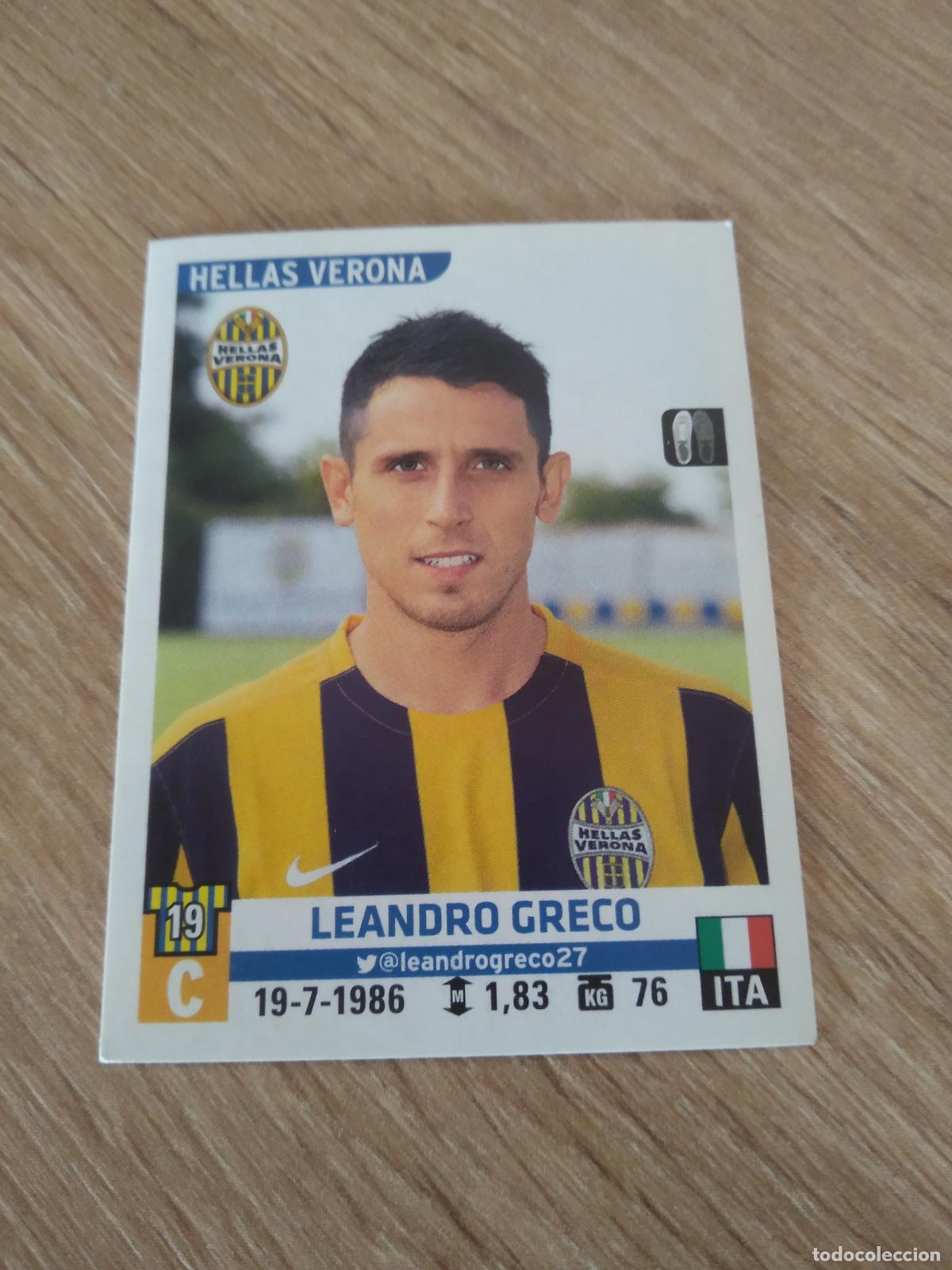 Figurine di Calcio: 253 LEANDRO GRECO HELLAS VERONA CROMO FUTBOL PANINI LIGA ITALIA 15-16 CALCIATORI 2015-2016 SERIE A