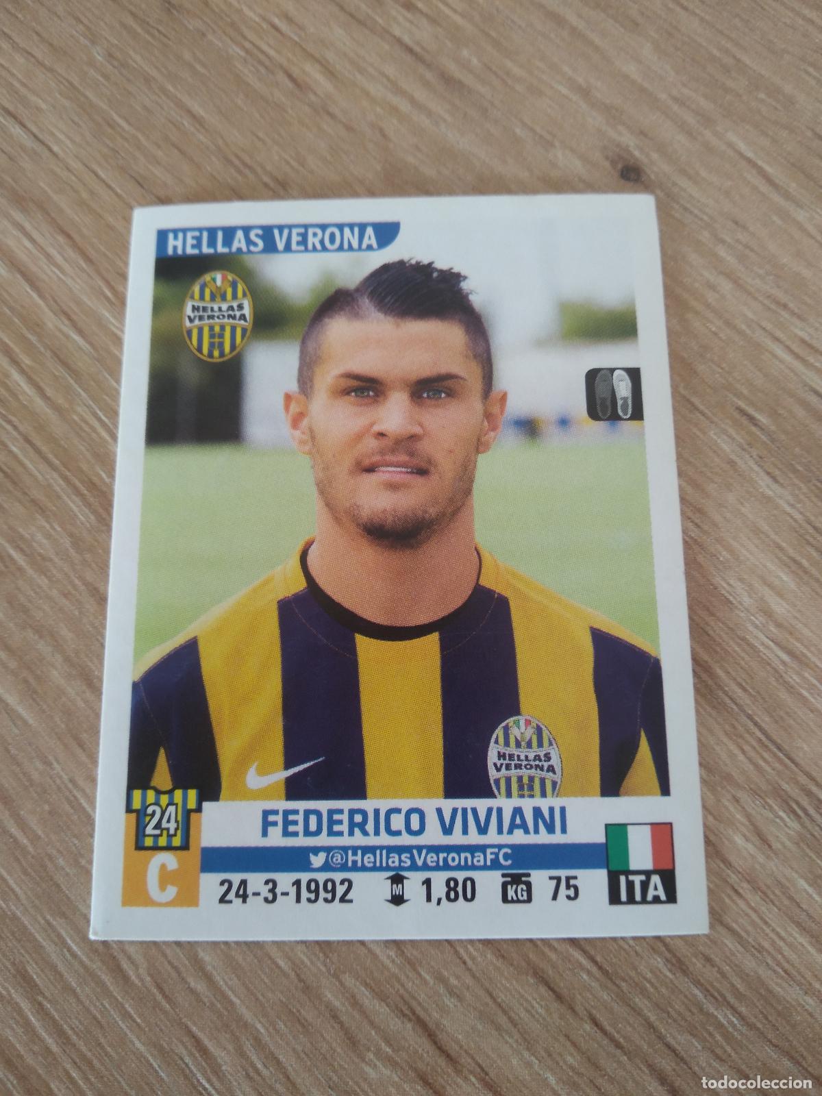 Figurine di Calcio: 254 FEDE VIVIANI HELLAS VERONA CROMO FUTBOL PANINI LIGA ITALIA 15-16 CALCIATORI 2015-2016 SERIE A