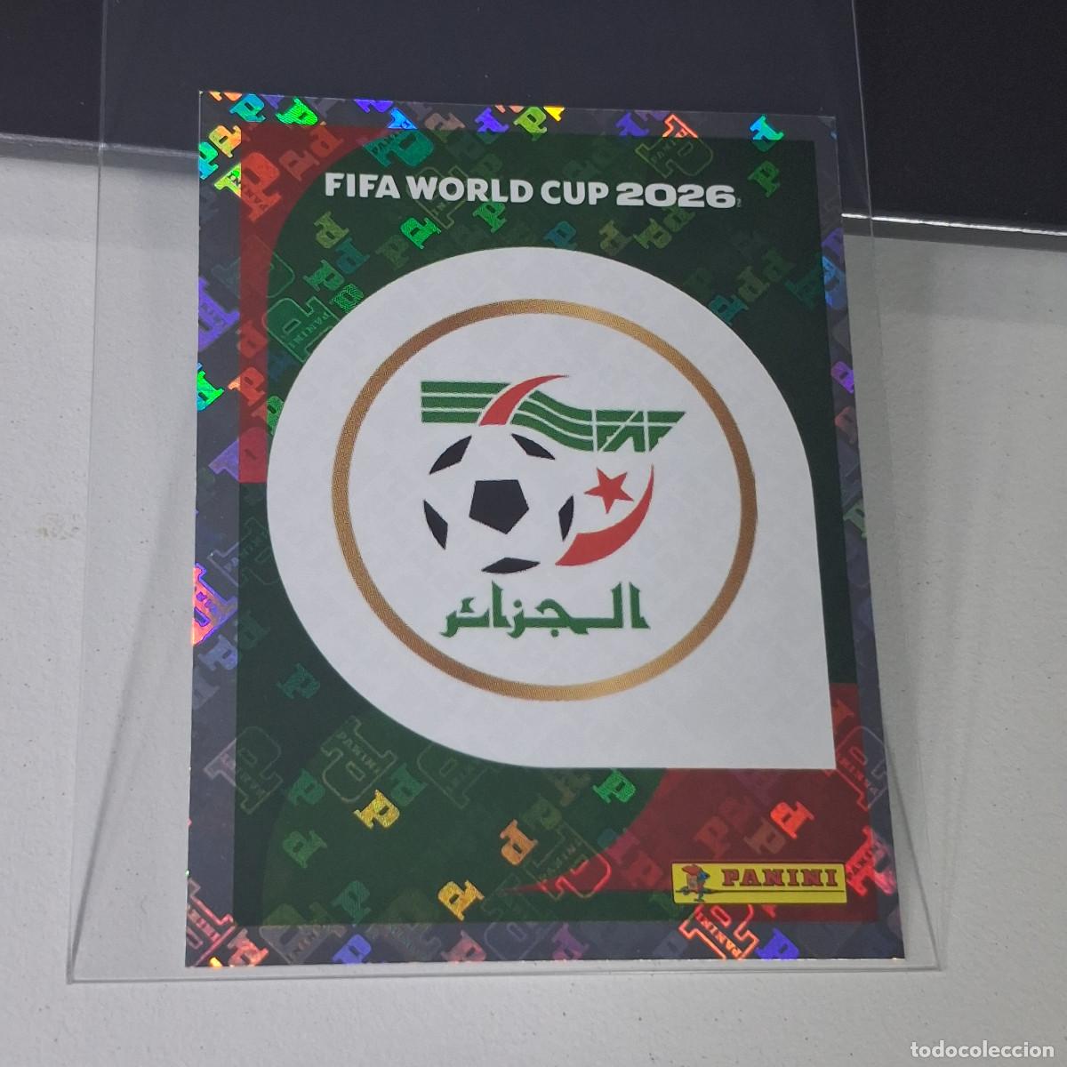 Figurine di Calcio: B20 ALG1 ALG 1 ESCUDO LOGO BADGE ARGELIA / ALGERIA MUNDIAL FIFA WORLD CUP 2026 STICKER PANINI