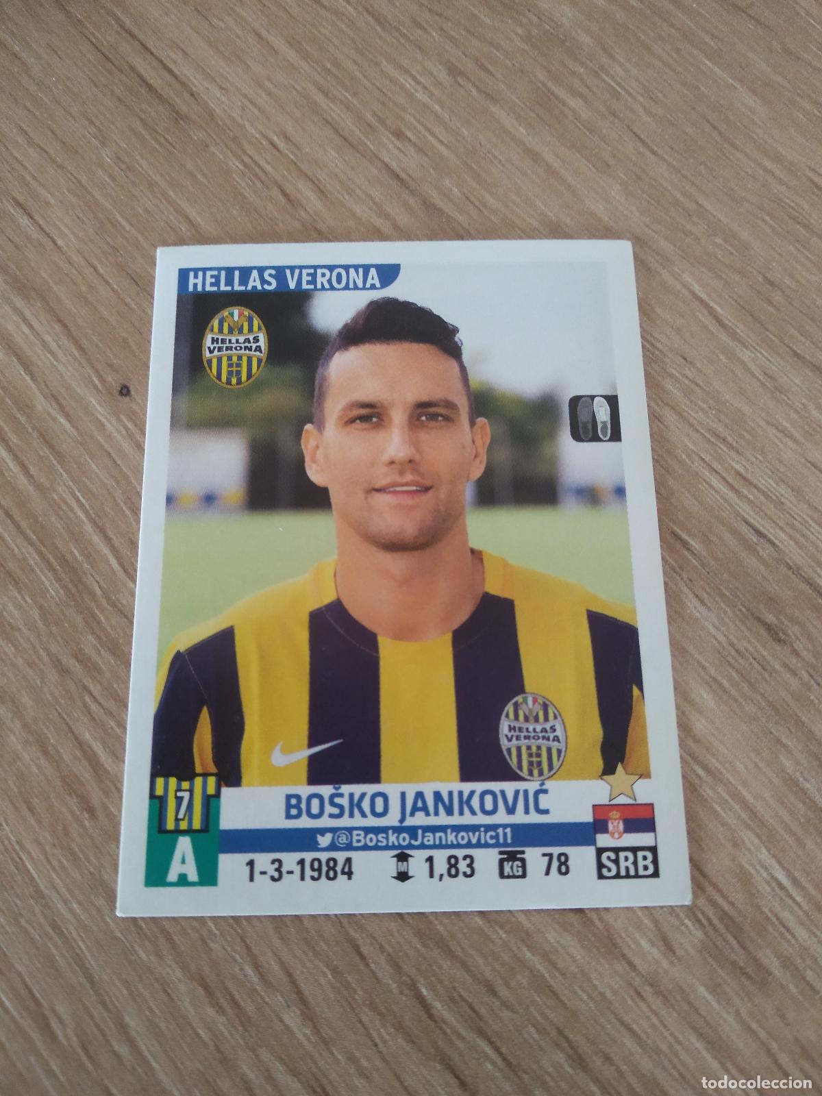 Figurine di Calcio: 259 BOSKO JANKOVIC HELLAS VERONA CROMO FUTBOL PANINI LIGA ITALIA 15-16 CALCIATORI 2015-2016 SERIE A