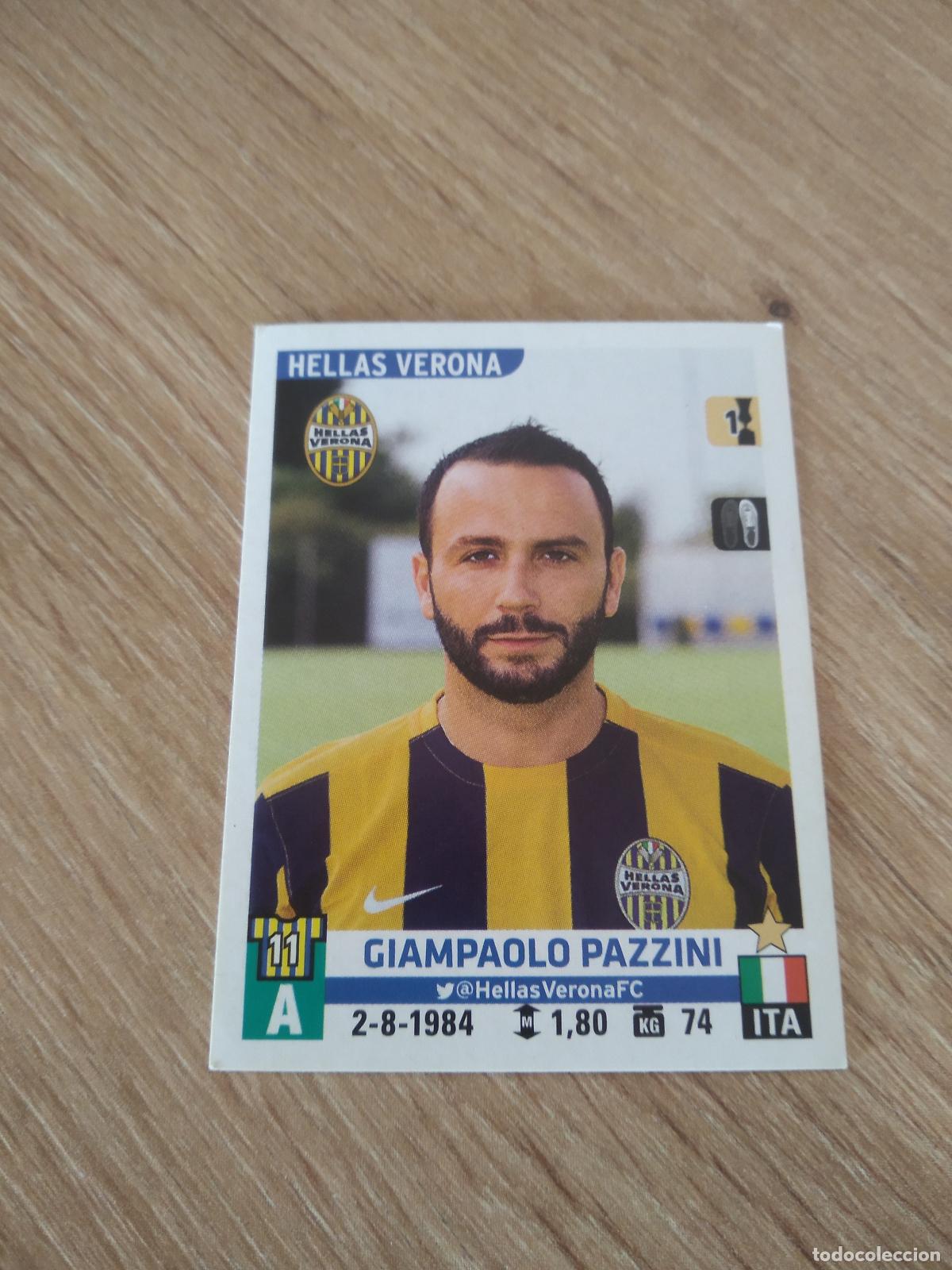 Figurine di Calcio: 262 PAZZINI HELLAS VERONA CROMO FUTBOL PANINI LIGA ITALIA 15-16 CALCIATORI 2015-2016 SERIE A