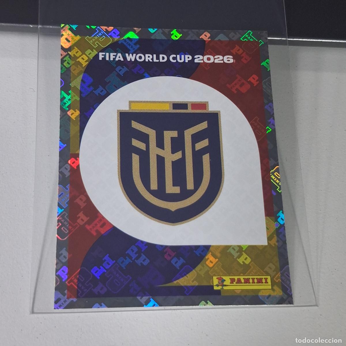 Football Stickers: B20 ECU1 EMBLEM ESCUDO 1 ECUADOR ECU MUNDIAL FIFA WORLD CUP 2026 STICKER PANINI