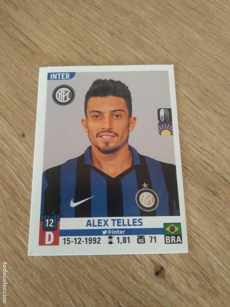 Football Stickers: 277 ALEX TELLES INTER MILAN CROMO FUTBOL PANINI LIGA ITALIA 15-16 CALCIATORI 2015-2016 SERIE A