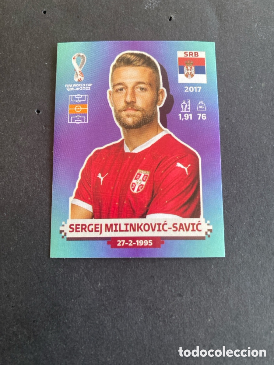 Football Stickers: Cromo Mundial Qatar 2022 Serbia N*14
