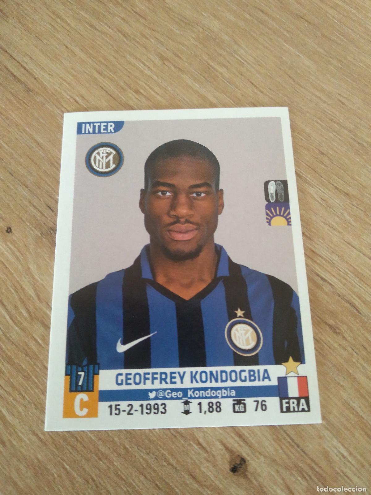 Cromos de F&uacute;tbol: 284 KONDOGBIA INTER MILAN CROMO FUTBOL PANINI LIGA ITALIA 15-16 CALCIATORI 2015-2016 SERIE A