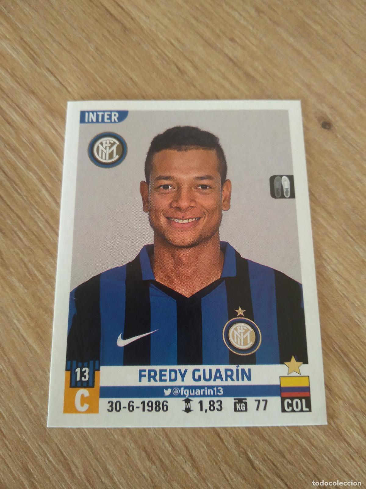 Cromos de F&uacute;tbol: 285 FREDY GUARIN INTER MILAN CROMO FUTBOL PANINI LIGA ITALIA 15-16 CALCIATORI 2015-2016 SERIE A
