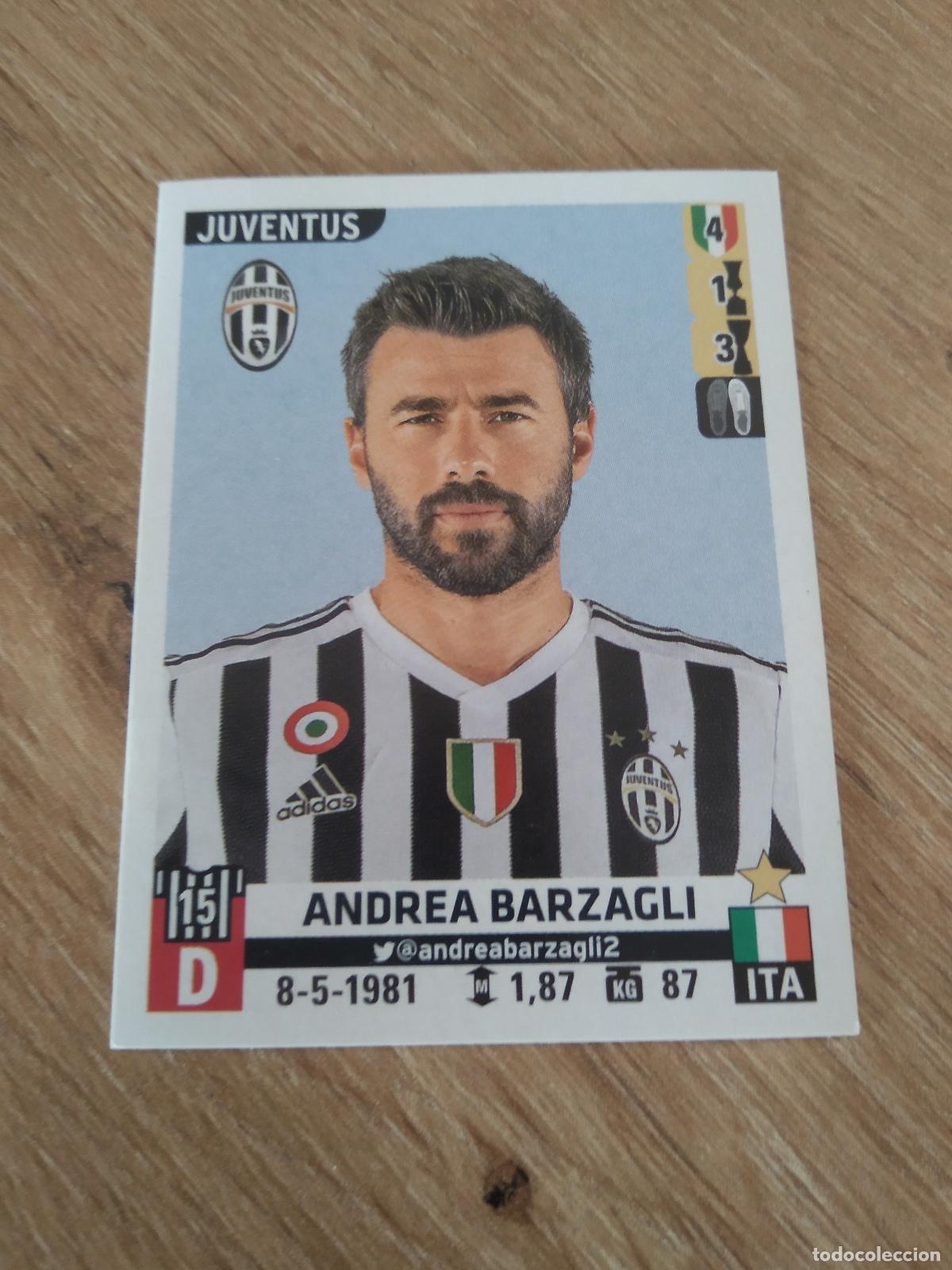 Football Stickers: 302 BARZAGLI JUVENTUS TURIN CROMO FUTBOL PANINI LIGA ITALIA 15-16 CALCIATORI 2015-2016 SERIE A