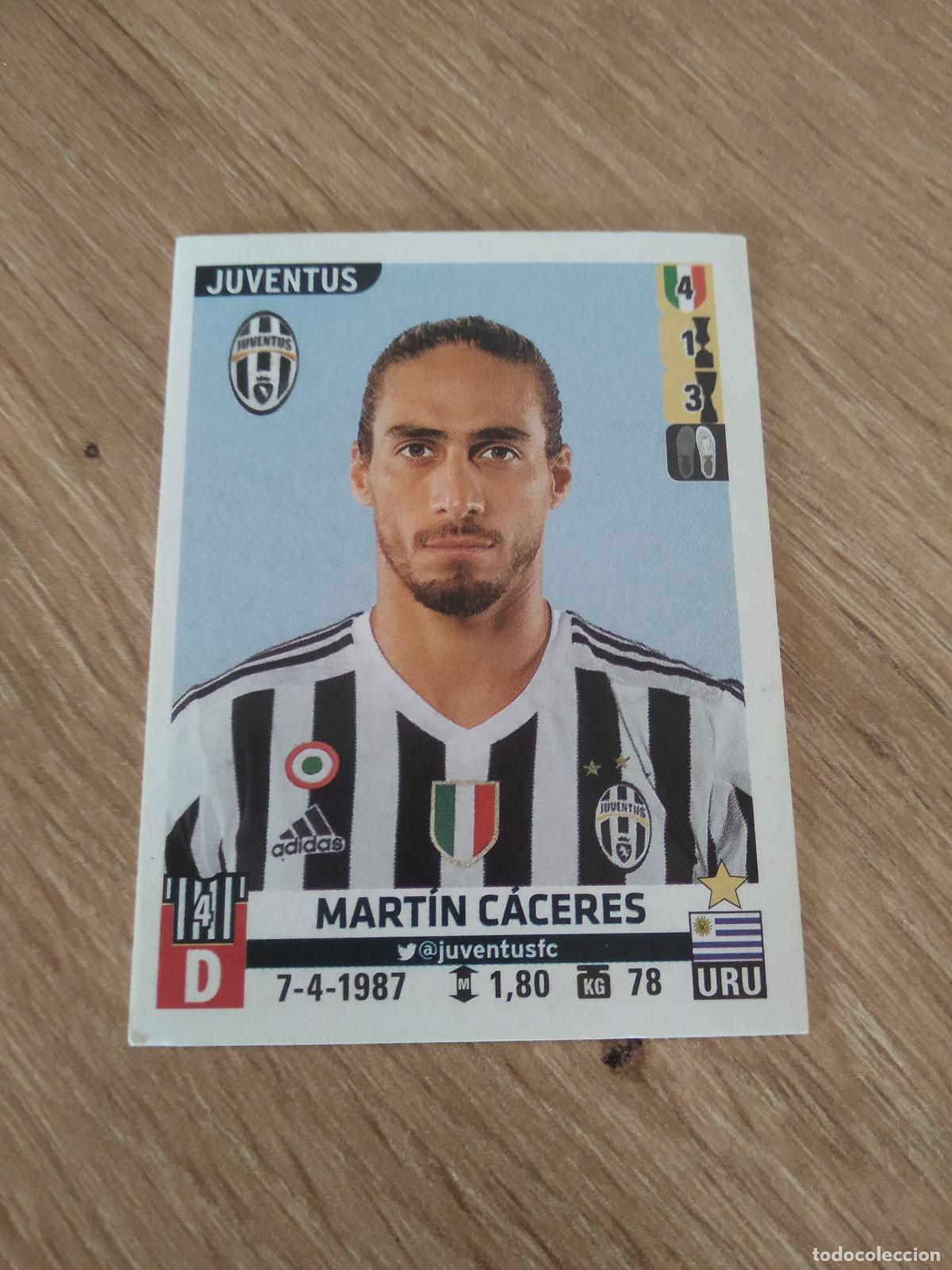 Football Stickers: 305 CACERES JUVENTUS TURIN CROMO FUTBOL PANINI LIGA ITALIA 15-16 CALCIATORI 2015-2016 SERIE A