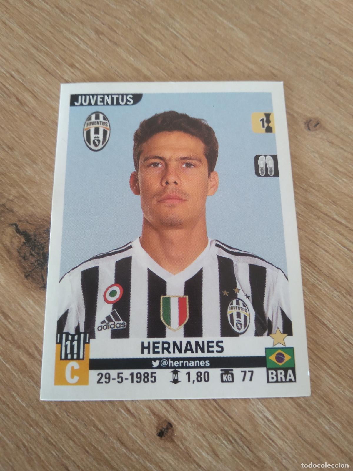 Football Stickers: 313 HERNANES JUVENTUS TURIN CROMO FUTBOL PANINI LIGA ITALIA 15-16 CALCIATORI 2015-2016 SERIE A