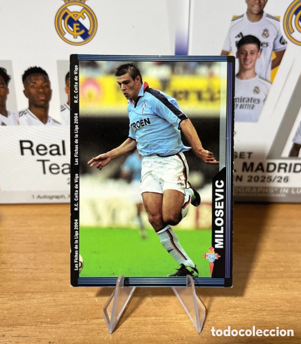 Football Stickers: Cromo Milosevic Liga fichas 2004
