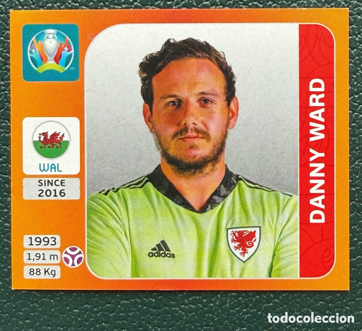 Figurine di Calcio: 100 DANNY WARD GALES CROMO ALBUM UEFA EURO 2020 TOURNAMENT EDITION PANINI