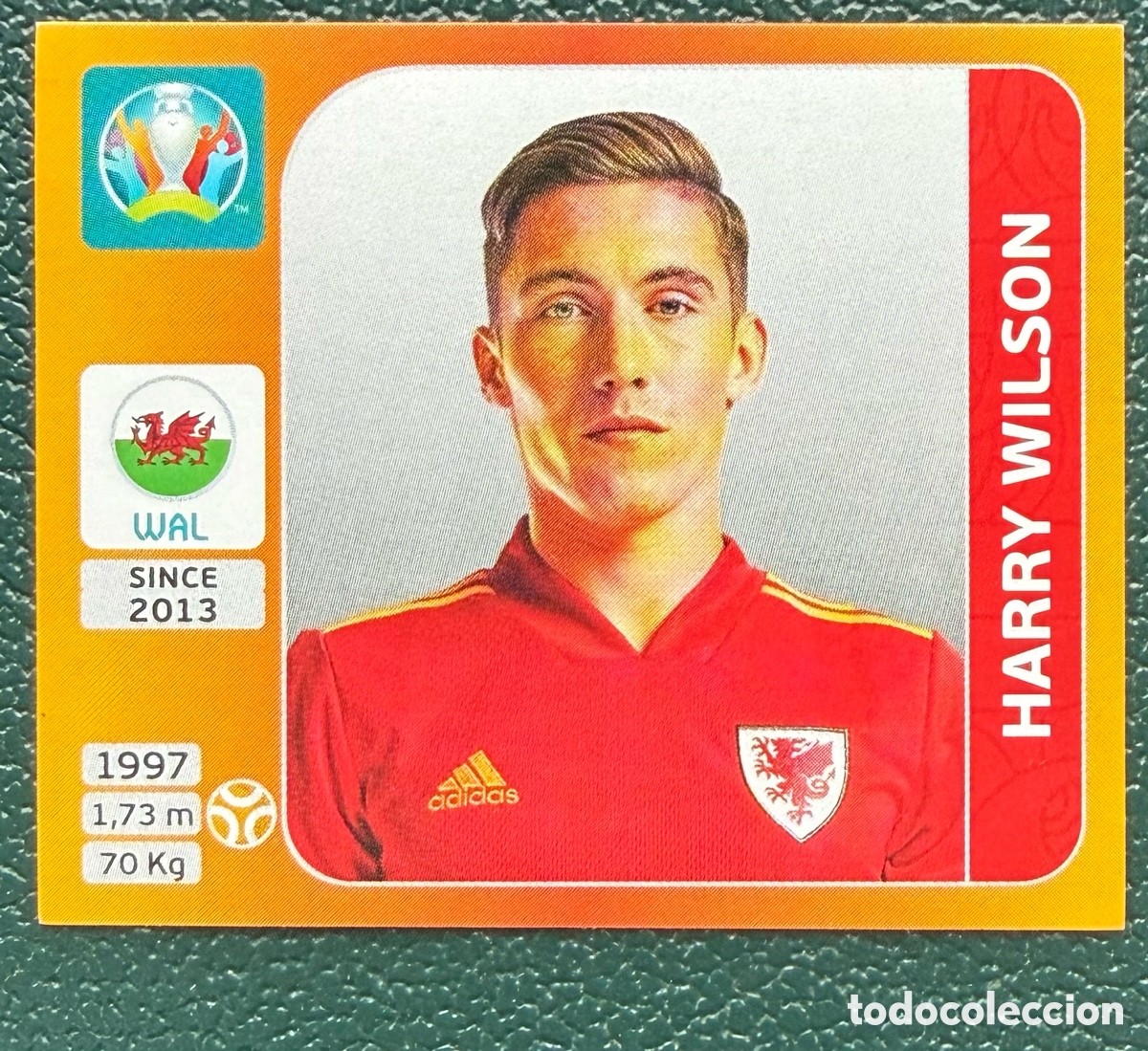 Football Stickers: 115 HARRY WILSON GALES CROMO ALBUM UEFA EURO 2020 TOURNAMENT EDITION PANINI