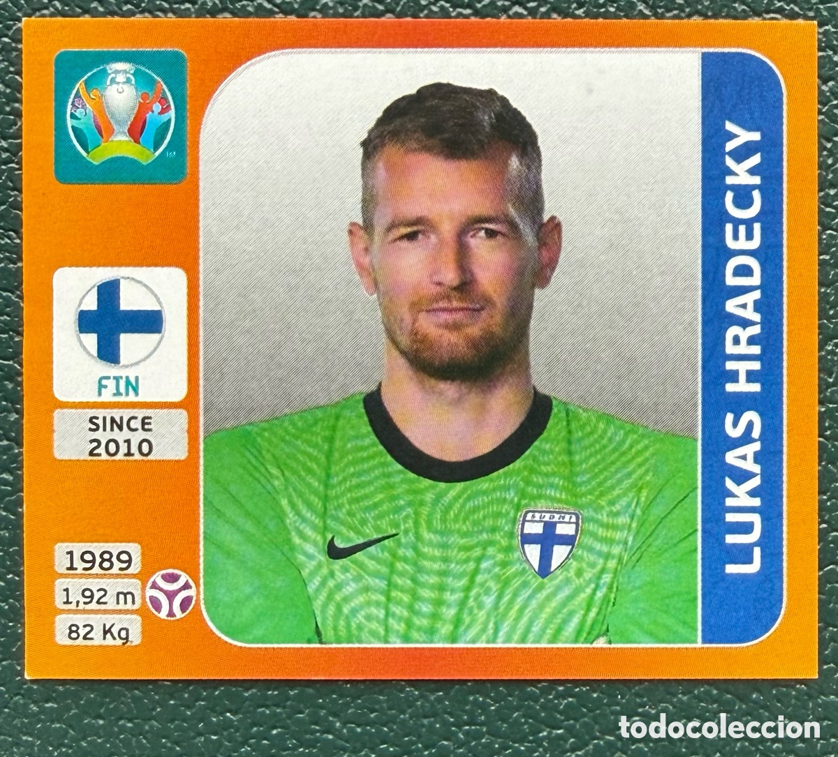 Football Stickers: 178 LUKAS HRADECKY FINLANDIA CROMO ALBUM UEFA EURO 2020 TOURNAMENT EDITION PANINI