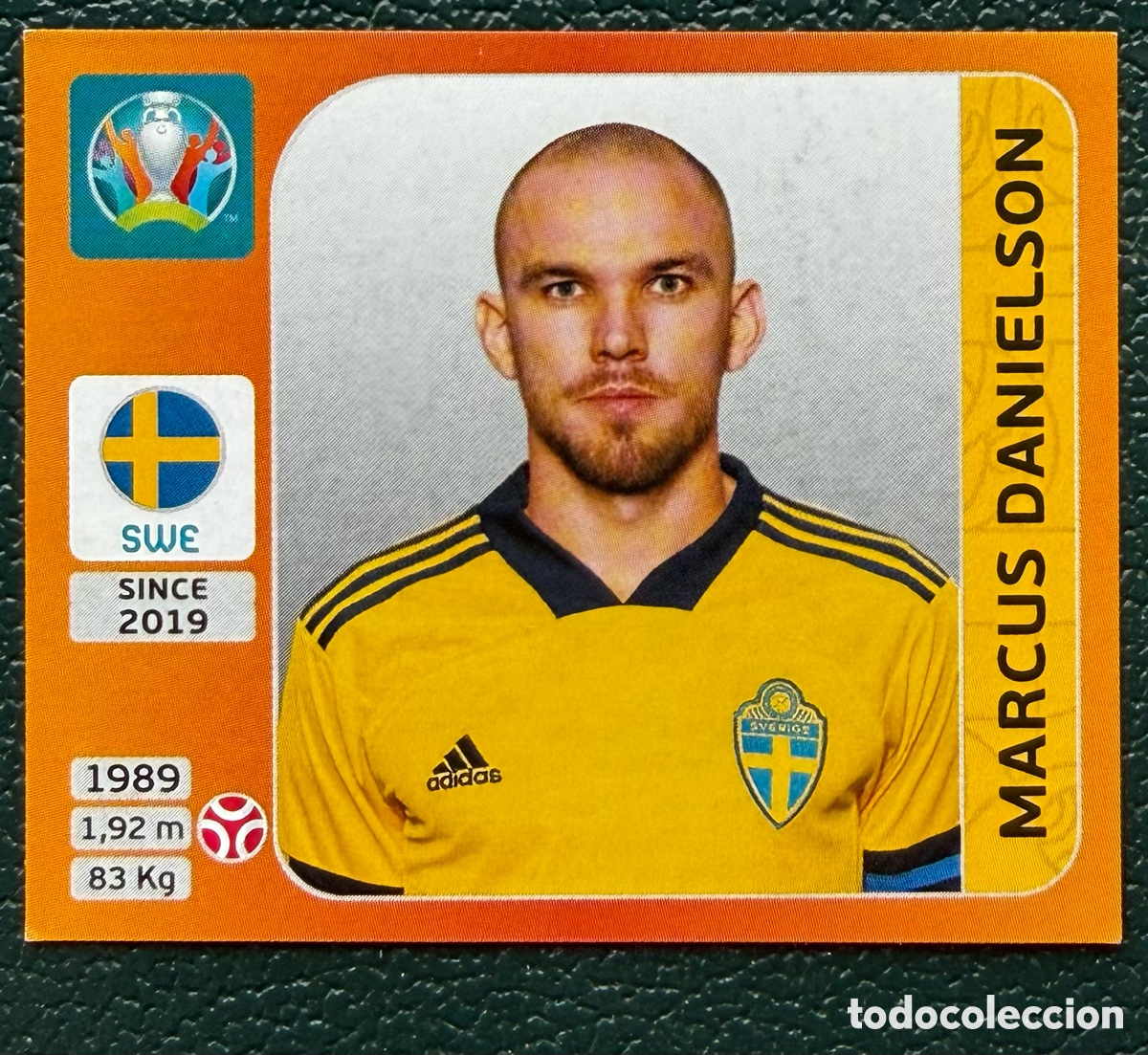 Football Stickers: 550 MARCUS DANIELSON SUECIA CROMO ALBUM UEFA EURO 2020 TOURNAMENT EDITION PANINI