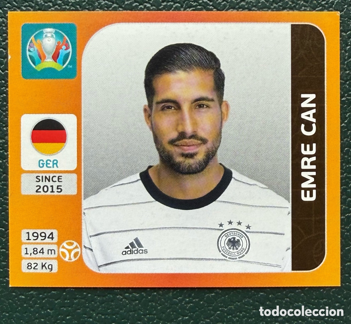 Football Stickers: 614 EMRE CAN ALEMANIA CROMO ALBUM UEFA EURO 2020 TOURNAMENT EDITION PANINI