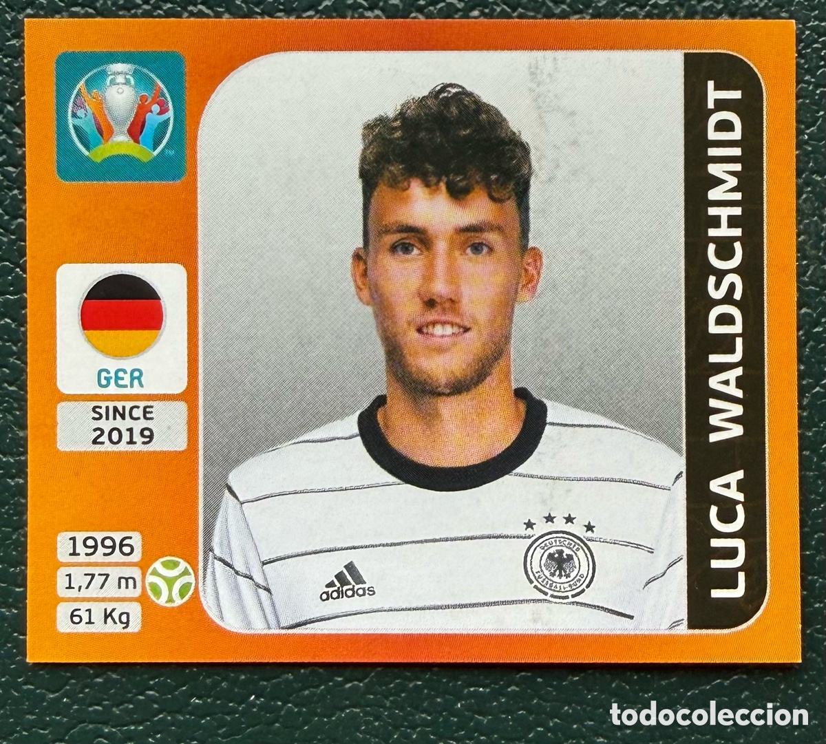 Football Stickers: 623 LUCA WALDSCHMIDT ALEMANIA CROMO ALBUM UEFA EURO 2020 TOURNAMENT EDITION PANINI
