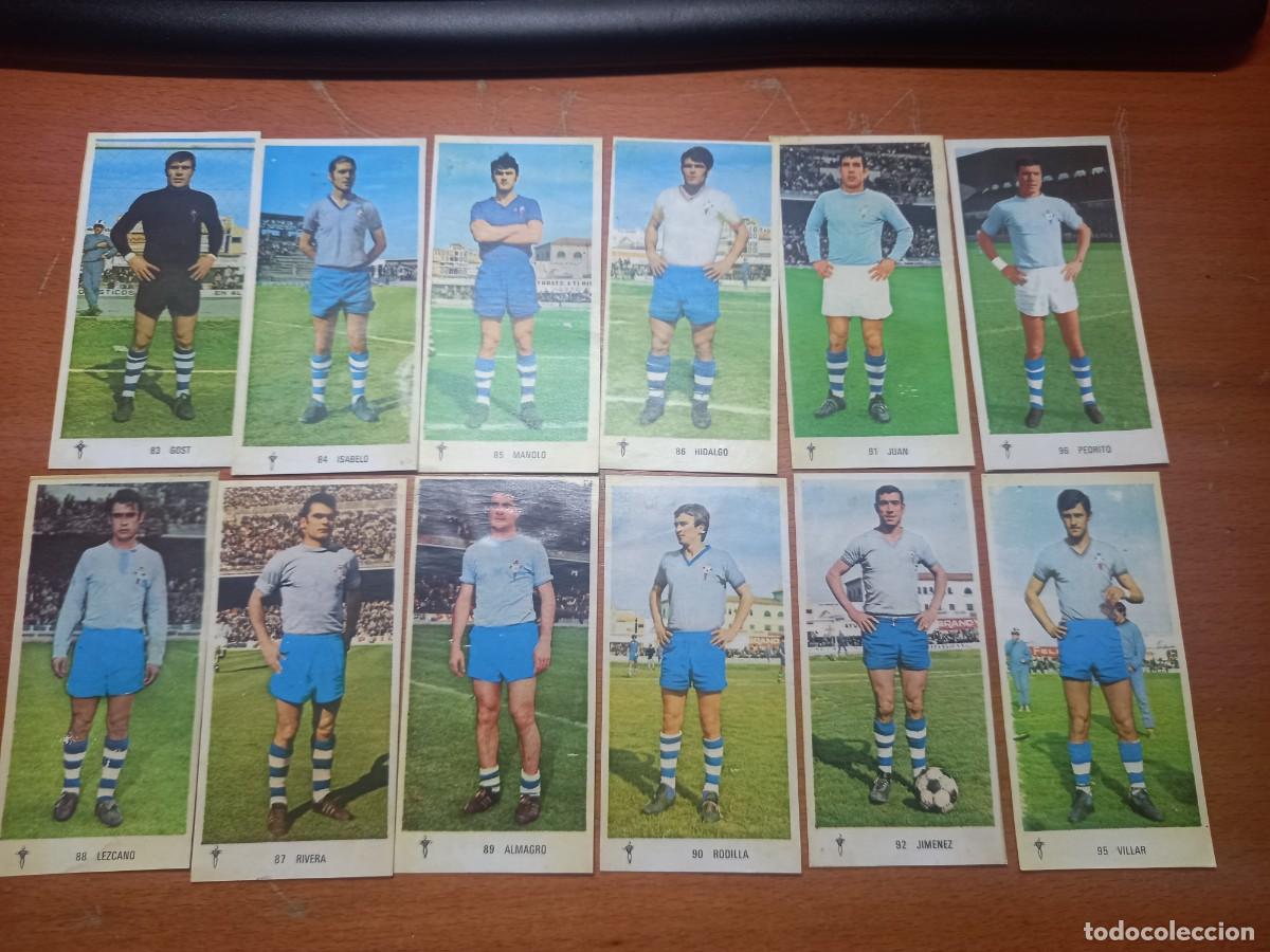 Cromos de F&uacute;tbol: CROMOS RUIZ ROMERO 71-72 CELTA 12 CROMOS