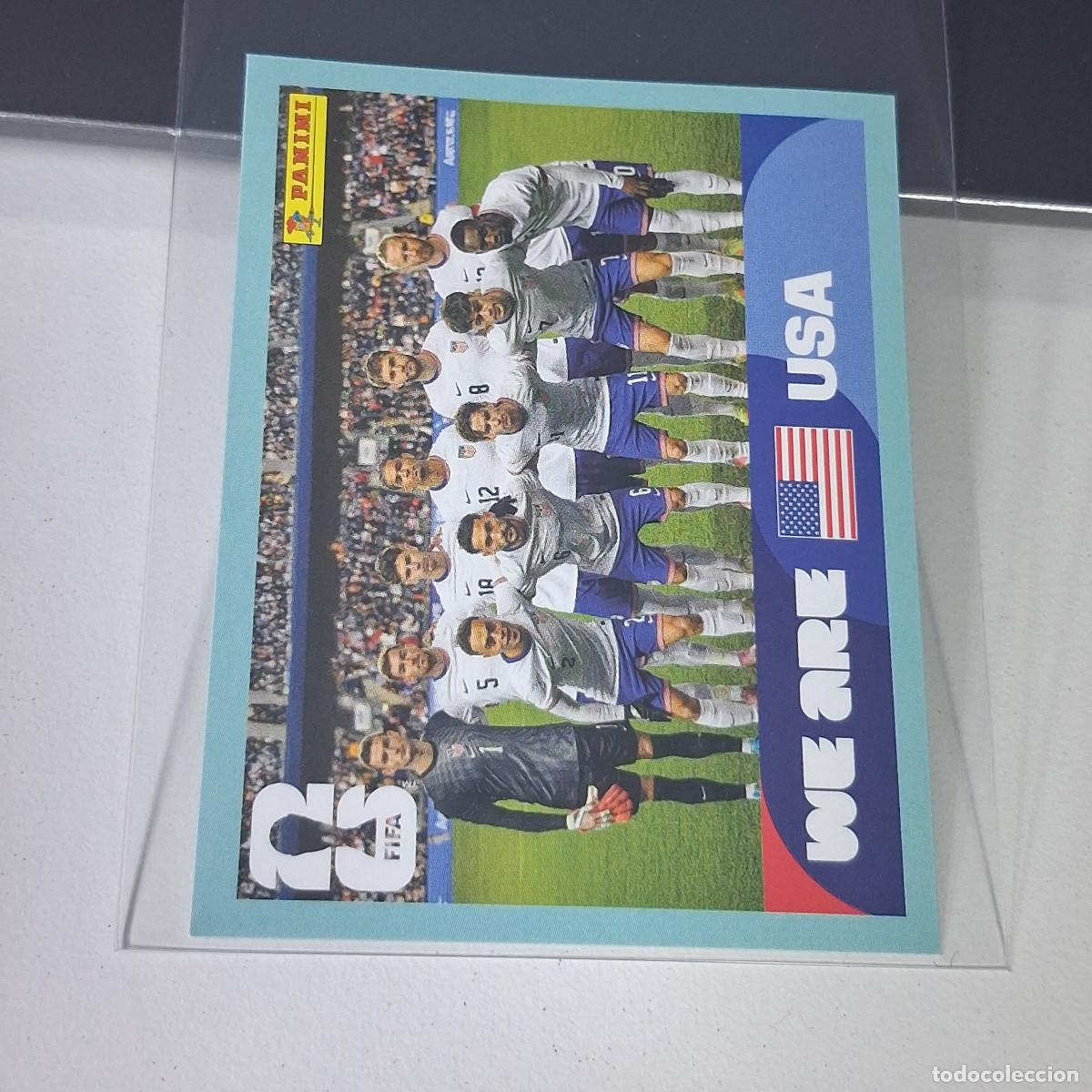 Cromos de F&uacute;tbol: B20 USA 13 USA13 PLANTILLA EQUIPO USA ESTADOS UNIDOS USA MUNDIAL FIFA WORLD CUP 2026 STICKER PANINI
