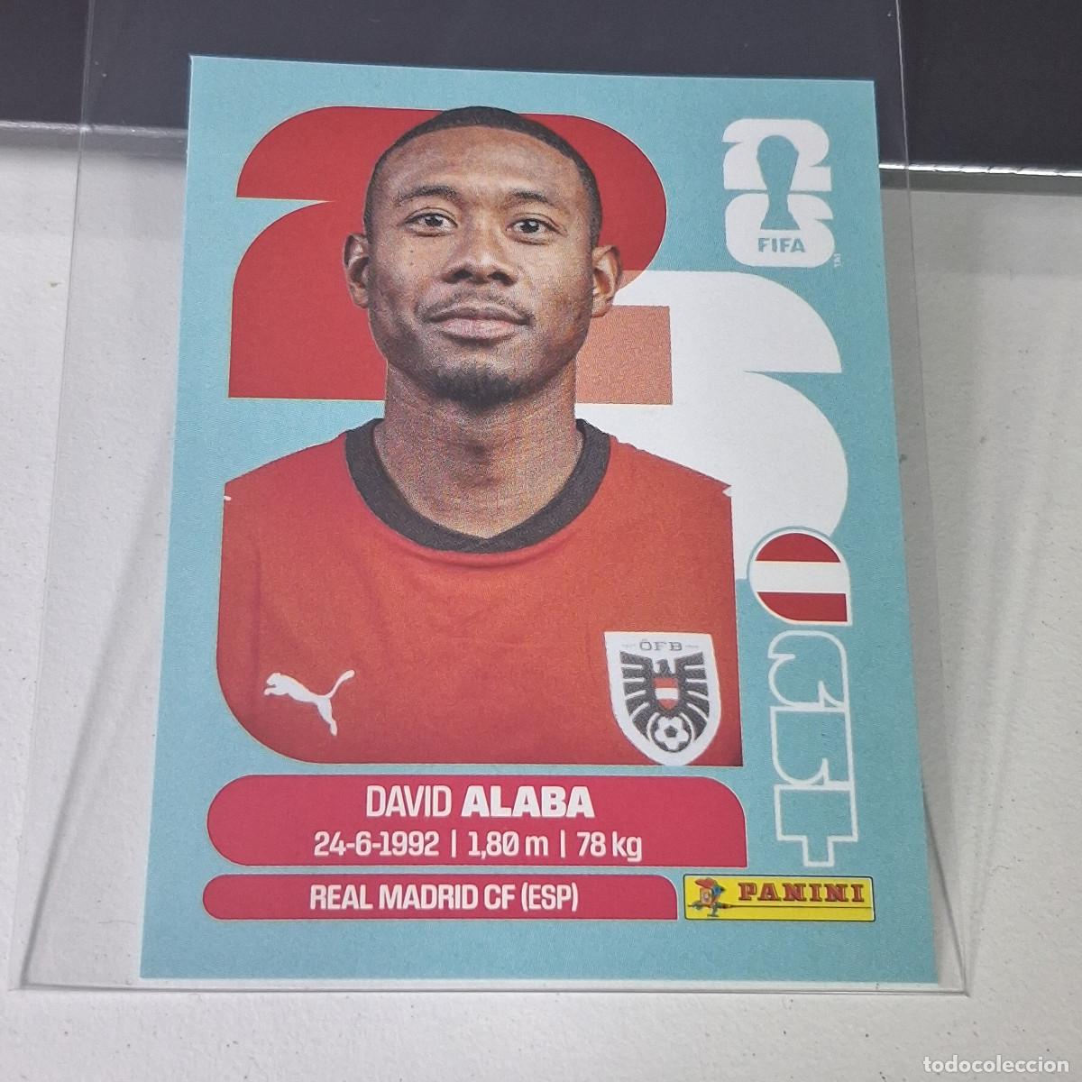 Cromos de F&uacute;tbol: B21 AUT4 DAVID ALABA 4 AUSTRIA AUT MUNDIAL FIFA WORLD CUP 2026 STICKER PANINI